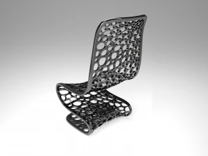 chair hi-tech meshed 3D Model