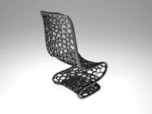 chair hi-tech meshed 3D Model