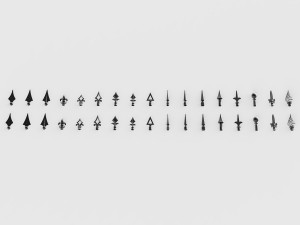 forging elements set Modèle 3D