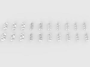forging elements set 3D Model