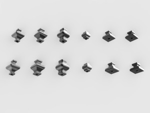 forging elements set Modèle 3D