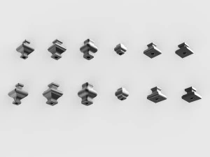 forging elements set 3D Model