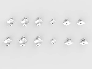 forging elements set 3D Model