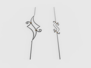 forging elements set Modèle 3D