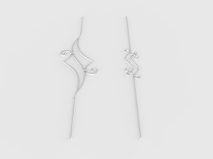forging elements set Modèle 3D