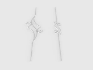 forging elements set 3D Model