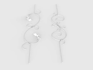 forging elements set 3D Model