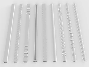 forging elements set 3D Model
