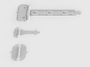 forging elements set 3D Model