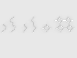 forging elements set 3D Model