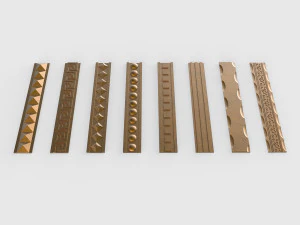 forging elements set 3D Model