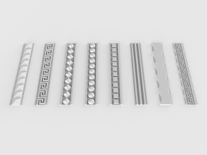 forging elements set Modèle 3D