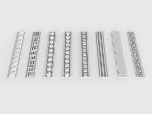forging elements set 3D Model