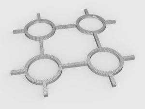 forging elements set 3D Model