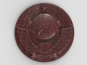 soviet state emblem 3D Model