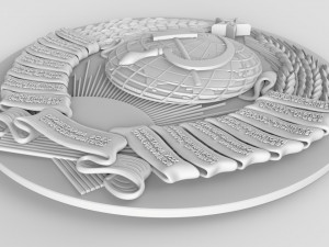 soviet state emblem 3D Model