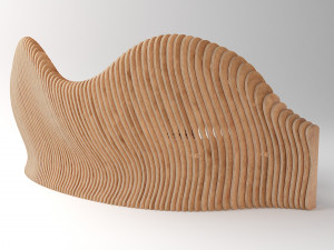 parametric bench table Modelo 3D