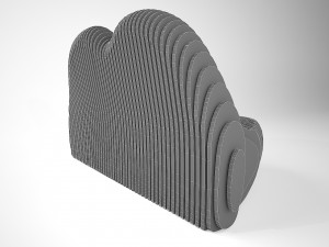 parametric bench lips 3D 模型