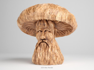mushroom-old man 3D 모델