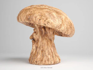 mushroom-old man 3D Model