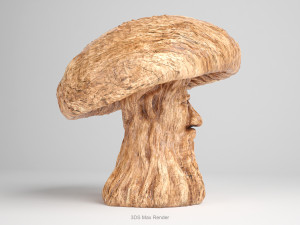 mushroom-old man 3D 모델