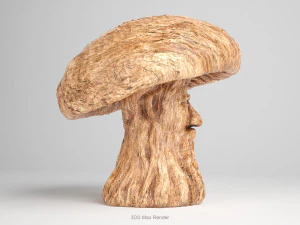 mushroom-old man 3D Model