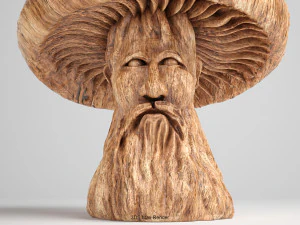 mushroom-old man 3D Model