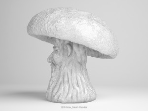 mushroom-old man 3D 모델