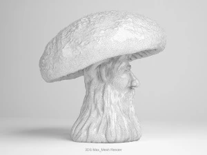 mushroom-old man 3D Model