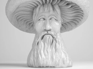 mushroom-old man 3D Model