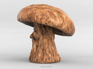 mushroom-old man 3D Model