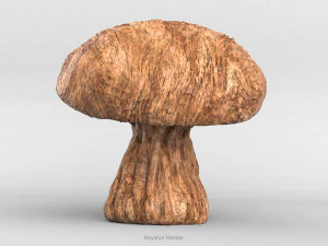 mushroom-old man 3D Model