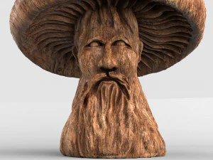 mushroom-old man 3D Model