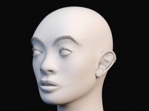 woman head 3D Model