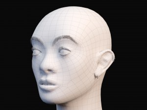 woman head 3D Model