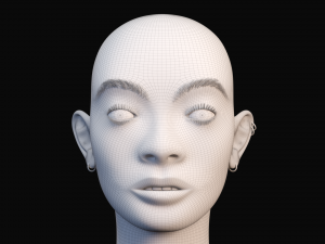 woman head 3D Model