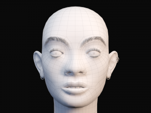 woman head 3D Model
