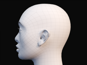woman head 3D Model