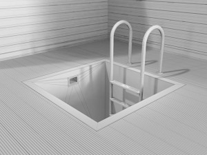 square stainless steel fonts 3D 모델