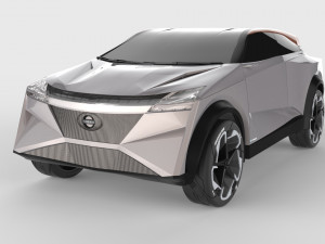 nissan imq concept 2019 modified 3D 모델