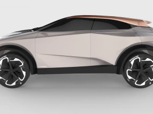 nissan imq concept 2019 modified 3D Model