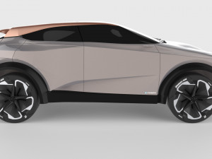 nissan imq concept 2019 modified 3D 모델