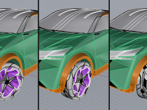 nissan imq concept 2019 modified 3D 모델