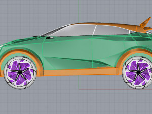 nissan imq concept 2019 modified 3D 모델