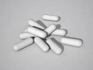vitamins in capsules 3D Model