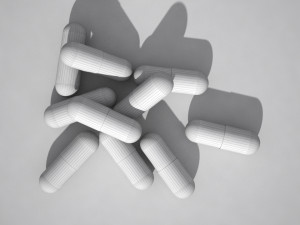 vitamins in capsules Model 3D