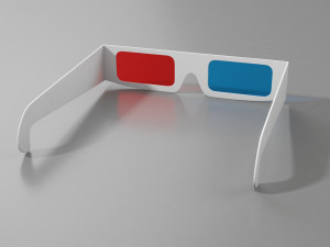3d glasses Model 3D