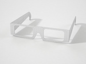 3d glasses Model 3D