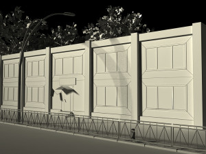 russian post office building 3D 모델