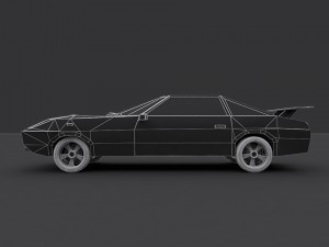green car Modelo 3D
